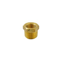 ProLine 1/2 in. MIP x 3/8 in. FIP Reducing Brass Hex Bushing Fitting - Threaded, 1-Pack