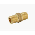 ProLine Series 1 in. x 1/8 in. MIP Brass Pipe Hex Nipple - Threaded, 1-Pack