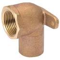 Mueller, 1/2-Inch Lead-Free Cast Copper Drop Ear Elbow X FIP