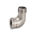 ProLine 3/4 in. MIP x 3/4 in. FIP Stainless Steel Street Elbow Fitting, 90° - Threaded, 1-Pack