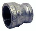 1/2-Inch x 3/8-Inch FIP Galvanized Malleable Iron Reducing Pipe Coupling