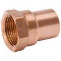 Mueller 1-Inch Wrot Copper X Female Adapter