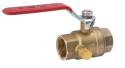 ProLine Series 1/2-Inch FIP Brass Full Port Threaded Stop and Waste Ball Valve