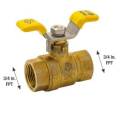 ProLine Series  3/4-Inch Brass IPS Ball Valve With T-Handle