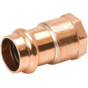 Mueller 1/2-Inch X 3/4-Inch Copper Press-Fit Female Reducing Adapter
