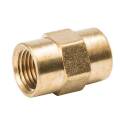 ProLine 1/8 in. FIP x 1/8 in. FIP Brass Pipe Coupling - Threaded, 1-Pack