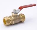 ProLine Series 1/2-Inch Brass Compression Ball Valve