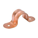 1/2-Inch 2-Hole Copper Pipe Strap, 10-Pack Bag