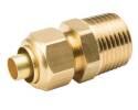 1/2 in. Compression x 1/2 in. MIP Brass Pipe ProLine Connector - 1-Pack