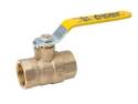 ProLine 1-1/4-Inch FIP Brass Full Port Ball Valve