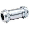 Steel COMP x COMP Galvanized Compression Coupling, 1-1/2" x 1-1/2"