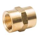 ProLine 3/8 in. FIP x 1/4 in. FIP Brass Reducing Coupling Fitting - Threaded, 1-Pack
