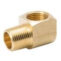 ProLine 1/8 in. MIP x 1/8 in. FIP Brass Street Elbow Fitting, 90° - Corrosion-Resistant, 1-Pack