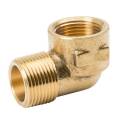 ProLine 3/4 in. MIP x 3/4 in. FIP Brass Street Elbow Fitting, 90° - Corrosion-Resistant, 1-Pack