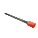 Red Fluorescent Stake Flags 21-Inch Staff 2-1/2-Inch X 3-1/2-Inch Flag 100-Piece