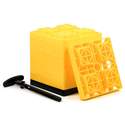 2x2 Yellow Fasten Leveling Blocks With T-Handle 10-Pack