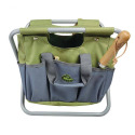 Garden Tool Bag With Folding Seat