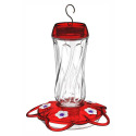 16-Oz Capacity More Birds Orion Glass Hummingbird Feeder