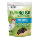 Farmhouse Favorites Triple Bug Mix Poultry Treats 2-Lb