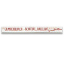 16 X 1.5-Inch All Grandchildren Are Beautiful, Brilliant And Take After Their Grandmother Skinny Plaque