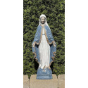 24-Inch Madonna Garden Statue In Hi-Tone Finish