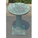 Hummingbird Birdbath In Relic Verdegris Finish