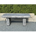 Traditional Bench In Trevia Greystone Finish