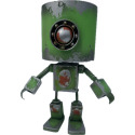 Metal Bolt Robot Solar Garden Ornament