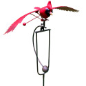 Metal Cardinal Rocker Stake