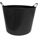 4.2-Gallon Flex Tub Storage Bin In Black