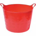 12-Gallon Flex Tub Storage Bin In Red