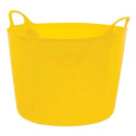 12-Gallon Flex Tub Storage Bin In Yellow