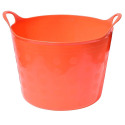 12-Gallon Flex Tub Storage Bin In Orange
