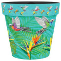 15-Inch Hummingbird Zest Pot