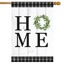 Home Everyday Rustic Double-Sided House Flag
