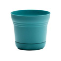 7 Inch Diameter Saturn Planter In Bermuda Teal