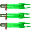 Launch Pad Precision Lighted Nock Green 3 Pack