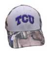 Texas Christian University Camouflage/Gray/Purple Grazy Mossy Oak Ball Cap