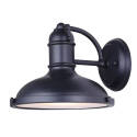 1-Light 7-1/4-Inch Matte Black With Glass Defuser Marcella Outdoor Downlight