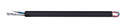 1/2 x 12-Inch Matte Black Downrod With Wiring Harness