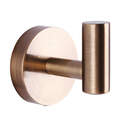 Single Robe Hook - Gold, Cain Collection