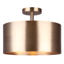 3-Light Lola Semi Flush Mount In Gold