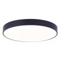 12-Inch Diameter X 1-Inch Height Luna Matte Black LED Disc Light