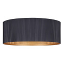 2 Light Rexton Flush Mount In Black