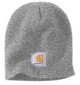 Heather Gray Knit Beanie With Carhartt Patch
