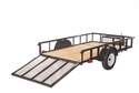 5.5 x8 -Foot, 2990-Pound, Wood Floor Pipetop Utility Trailer
