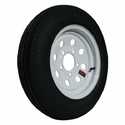 12-Inch Tire With White Mod Wheel 