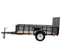 6 Ft X 10 Ft Wood Floor Trailer With Mesh High Sides