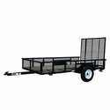 5 ft X 8 ft Wood Floor Trailer With Mesh High Sides