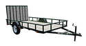 6x12-Foot Wood Floor Trailer With 2115-Pound Load Capacity